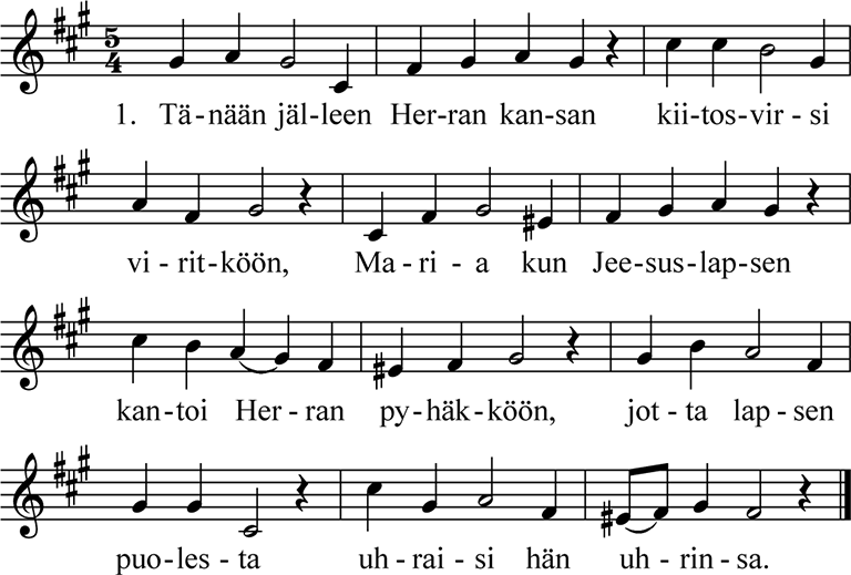 Virren nuottikuva