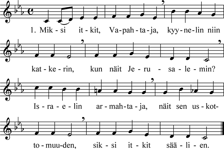 Virren nuottikuva