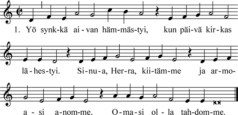 Virren nuottikuva