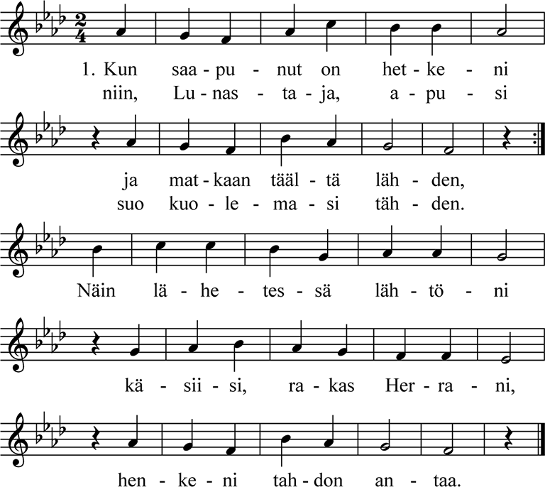 Virren nuottikuva