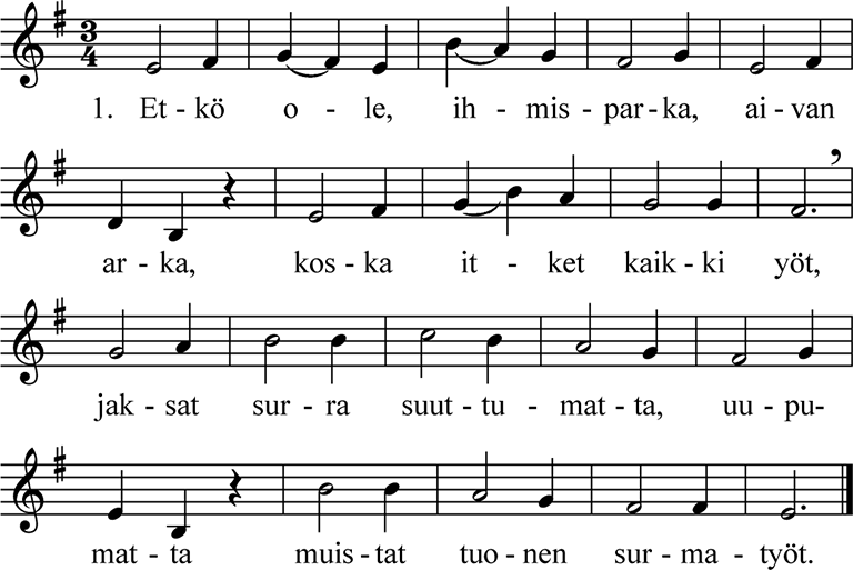 Virren nuottikuva