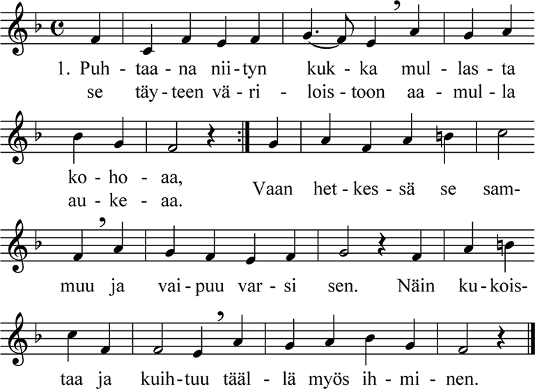 Virren nuottikuva