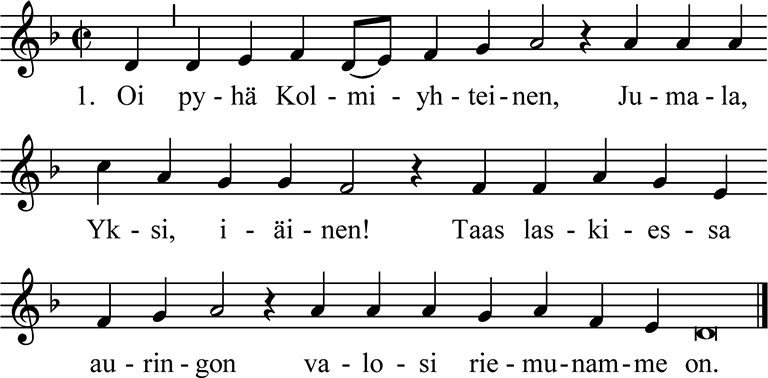 Virren nuottikuva