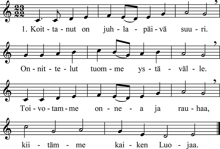 Virren nuottikuva